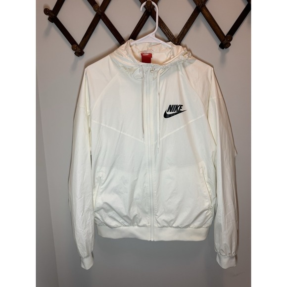 Nike Jackets & Blazers - Women's Nike Windrunner Jacket in a size XL color white